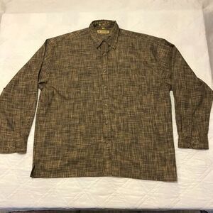 BC Culture button front long sleeve casual shirt XL‎